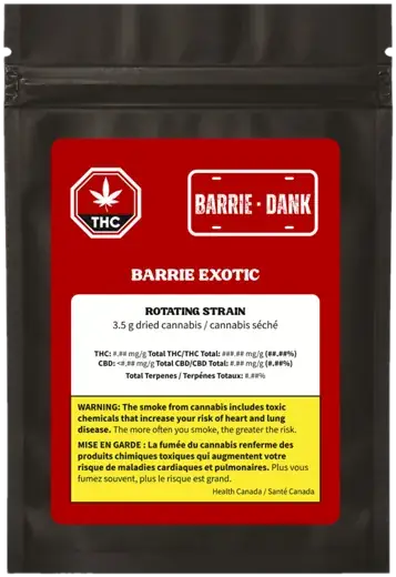 Barrie Exotic 3.5 g bag